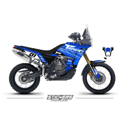 KIT DECO TENERE 700 WORLD RAID 2022 bleu