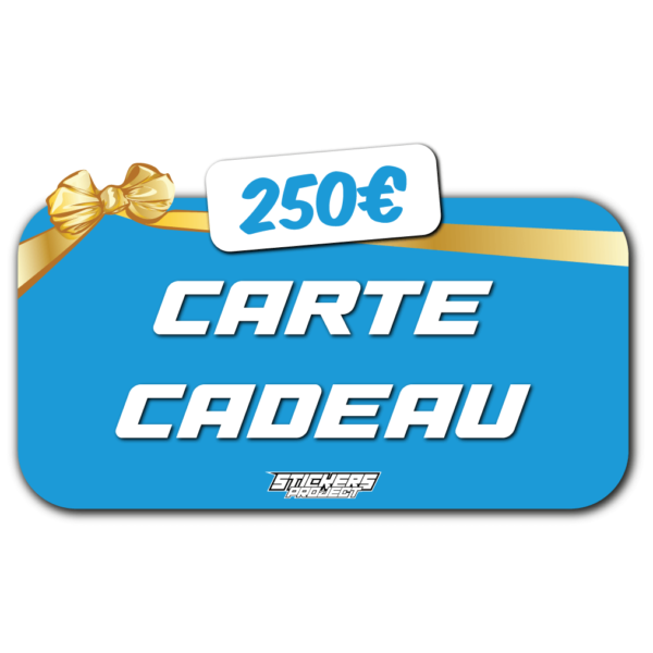 Carte cadeau Stickers project