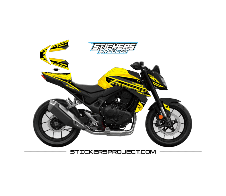 kit deco hornet jaune