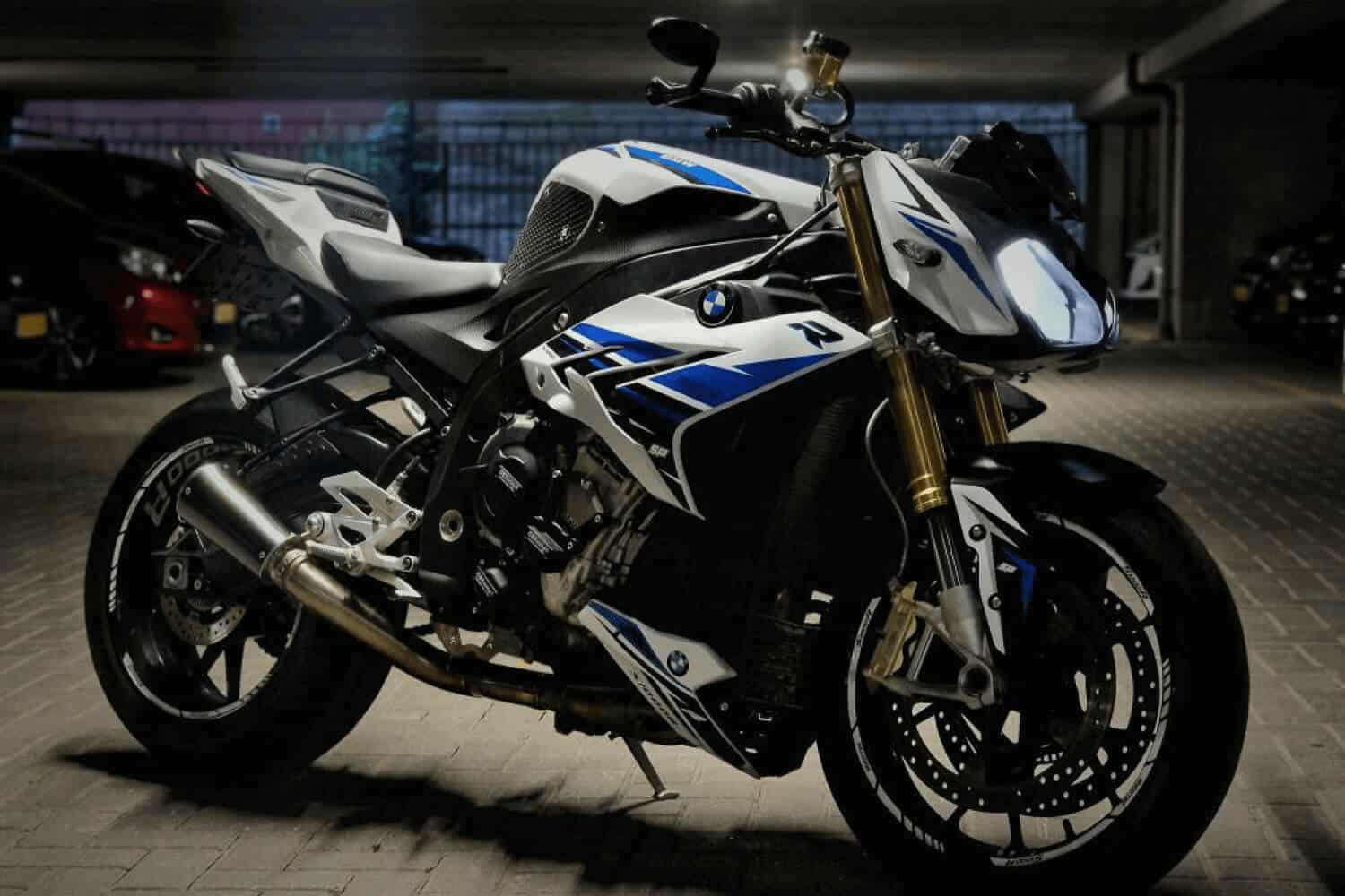 Kit déco S1000R (2013-2016) - Blanc & bleu kit deco S1000R