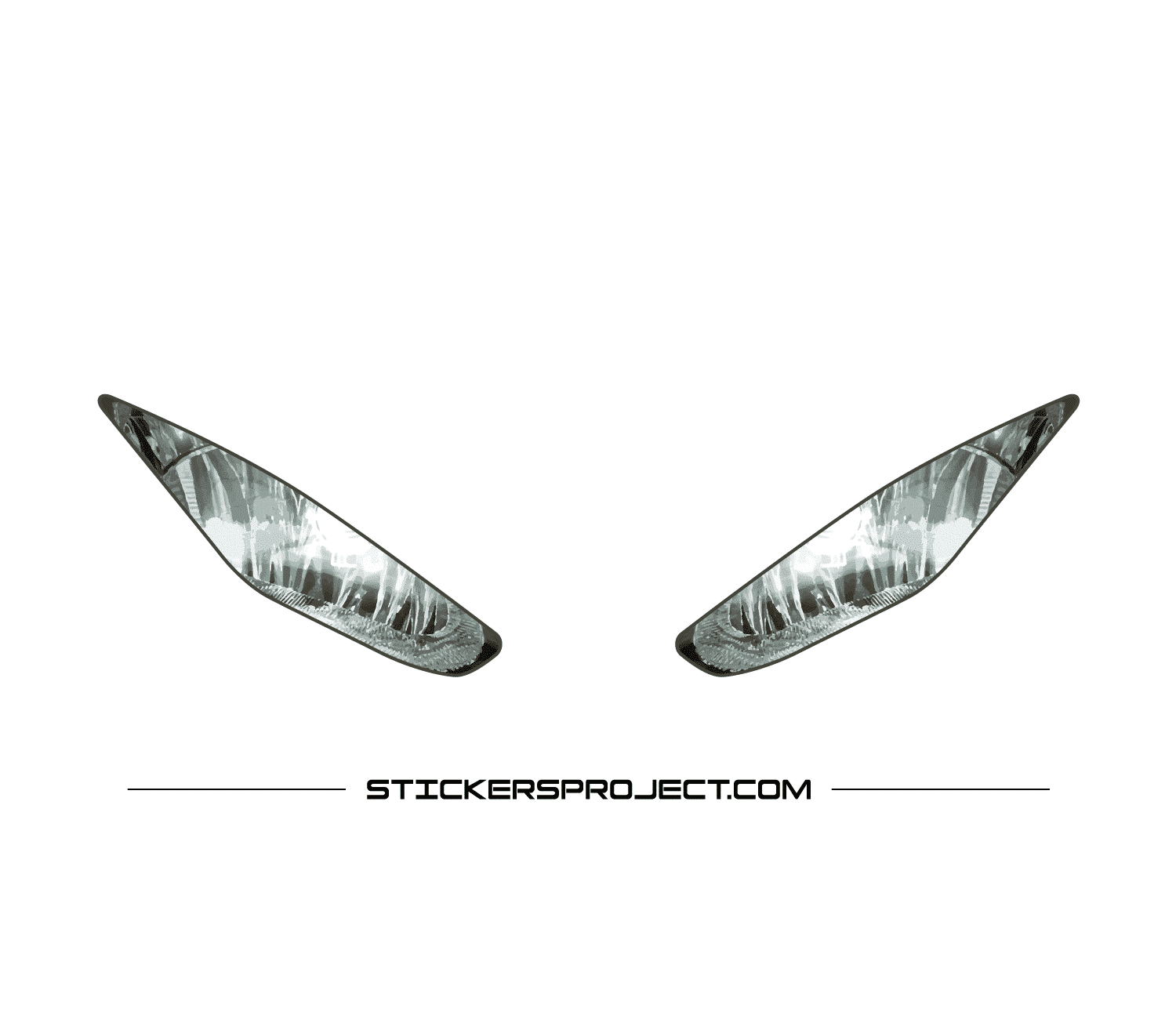 Stickers phare moto ZX6R 2013-18 Stickers phare moto ZX6R 2013-18