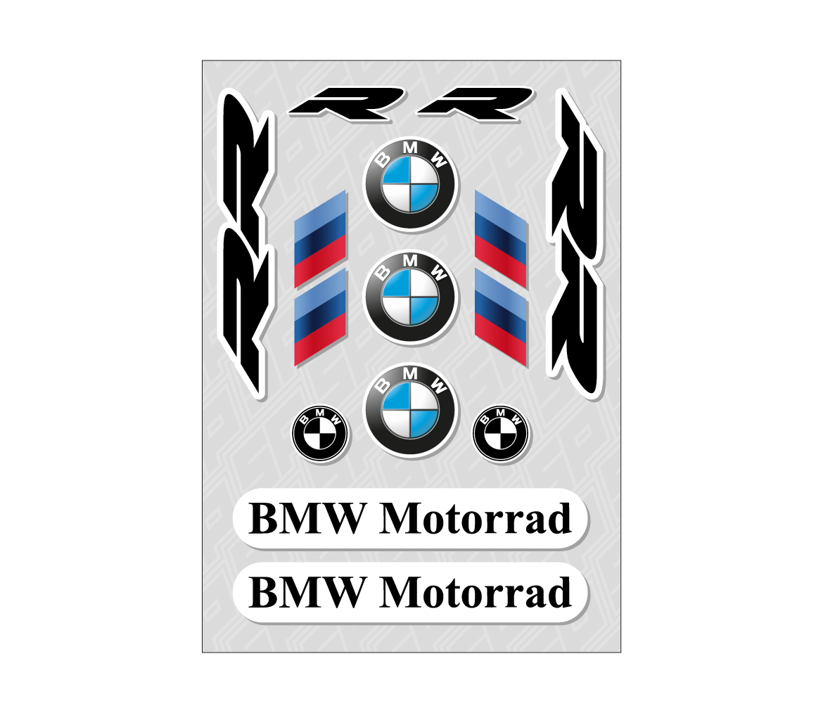 Planche stickers A4 S1000 BMW stickers BMW