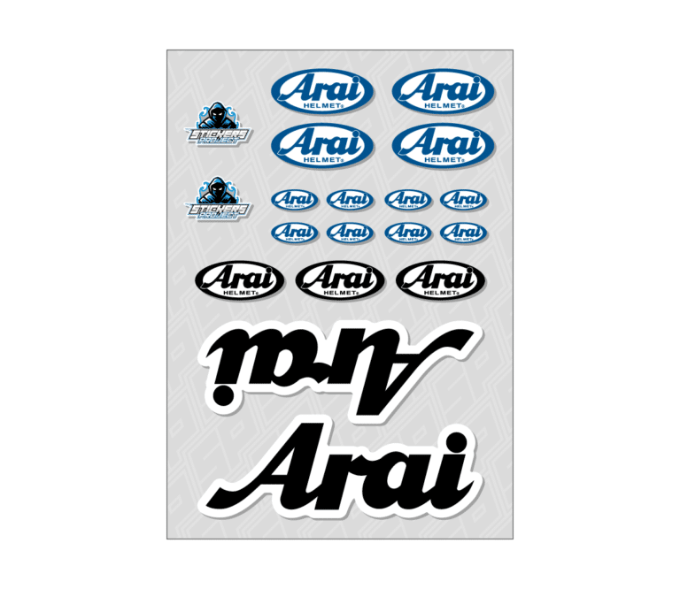 stickers arai