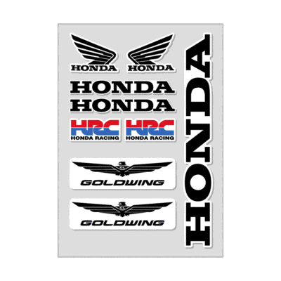 A4 GOLDWING HONDA stickers board