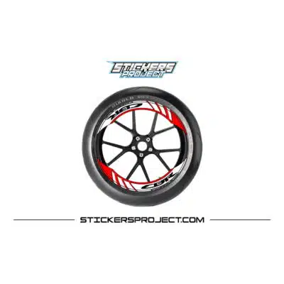 Kit graphic CBR rim - Red, Glossy