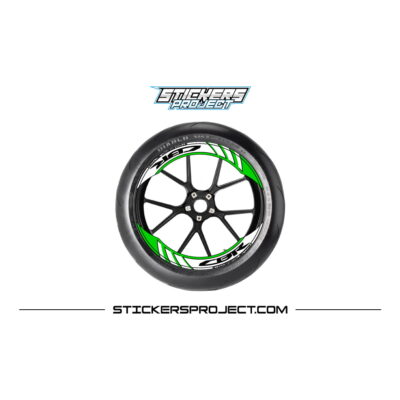 Kit déco jante CBR - Vert, Brillante