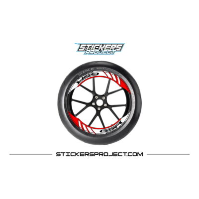 Kit graphic GSR rim - Red, Glossy
