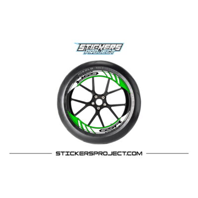 Kit graphic GSR rim - Green, Glossy