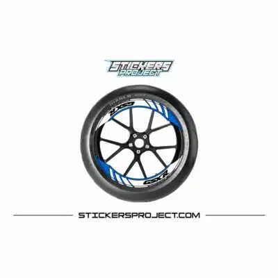 Kit graphic GSXR rim - Blue, Glossy