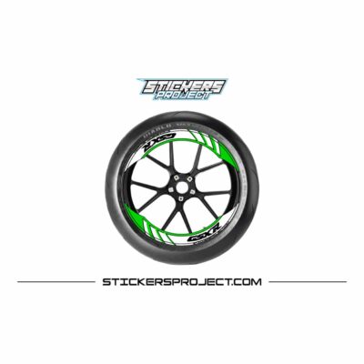 Kit graphic GSXR rim - Green, Glossy
