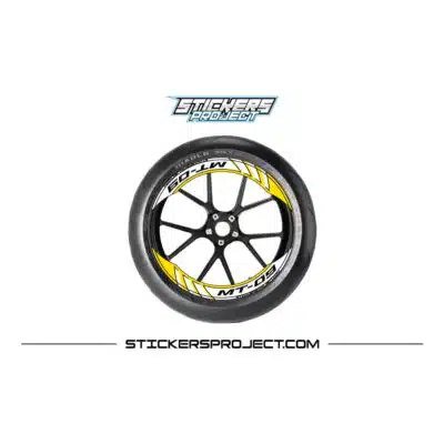 Kit graphic MT09 rim - Yellow, Glossy