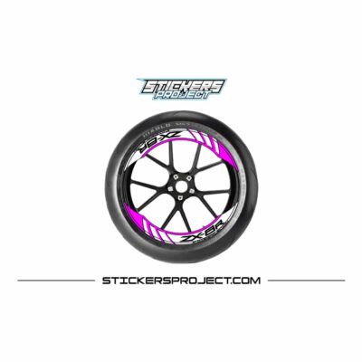 Kit déco jante ZX6R - Rose, Brillante
