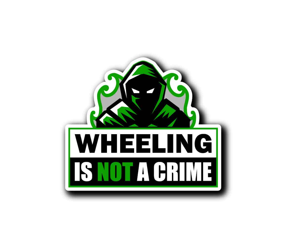 Sticker Wheeling is not a crime sticker wheeling