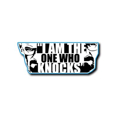Sticker I am the one who knocks
