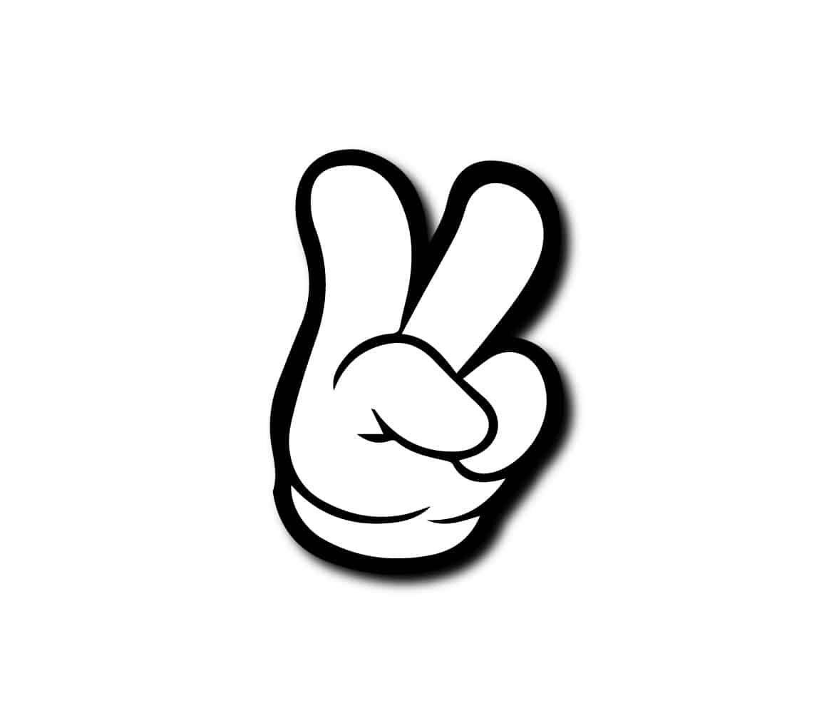 Stickers V mickey stickers mickey moto