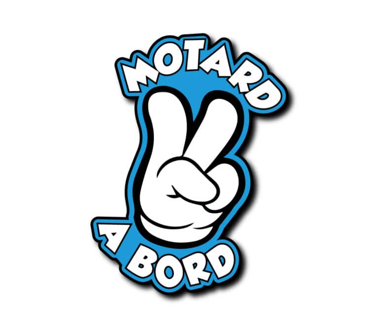 biker on board sticker