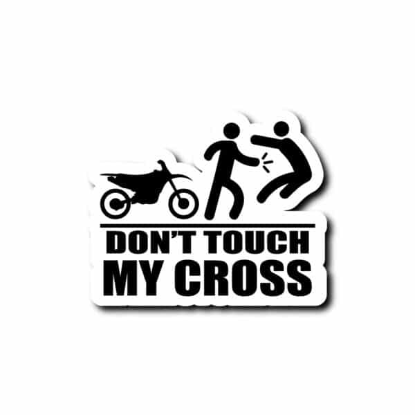stickers dont touch my bike