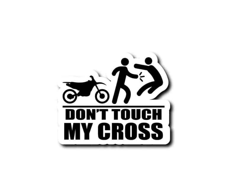 stickers dont touch my bike