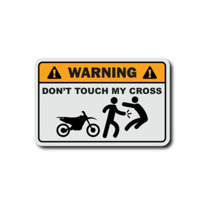 stickers dont touch my bike