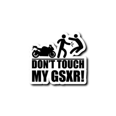 stickers dont touch my gsxr