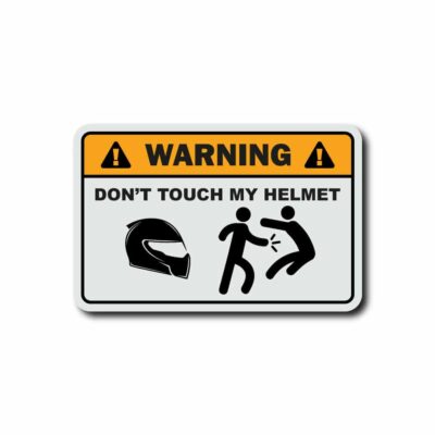 stickers dont touch my helmet