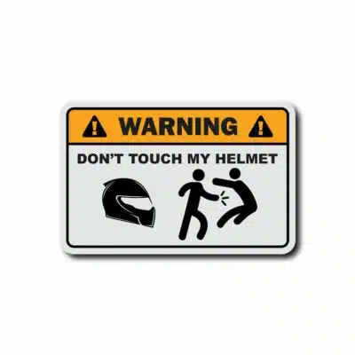 stickers dont touch my helmet