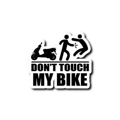 stickers dont touch my bike