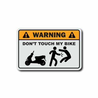 stickers dont touch my bike