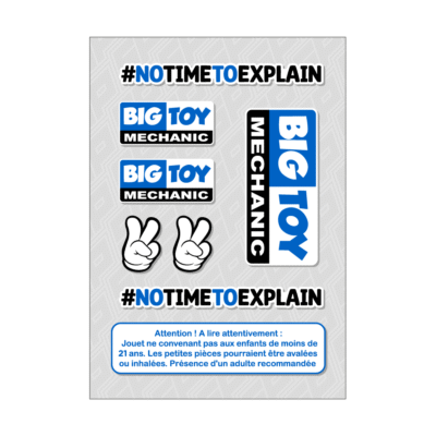 Fun motorbike stickers board 2