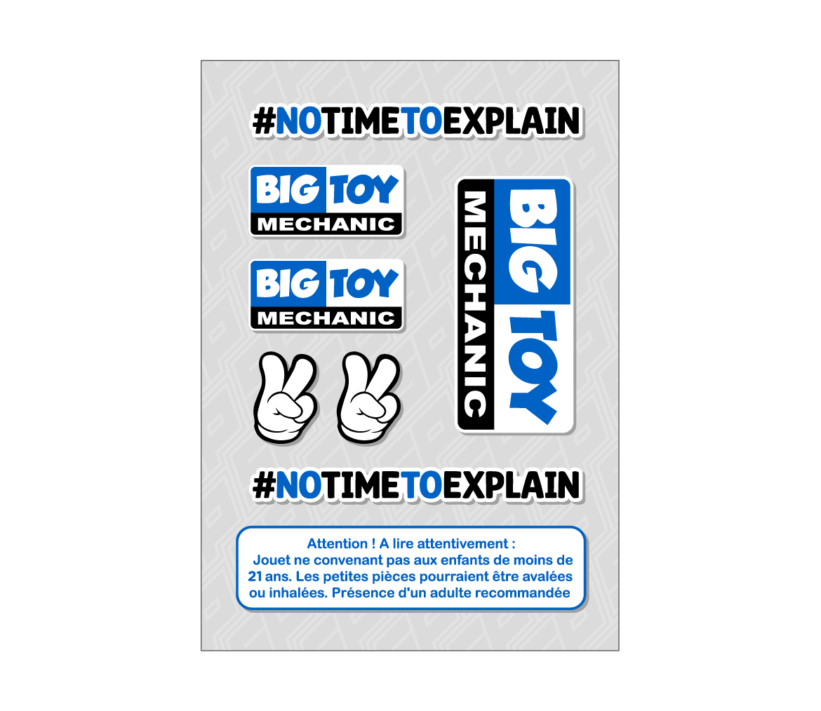 Fun motorbike stickers board 2 Fun motorbike stickers board 2