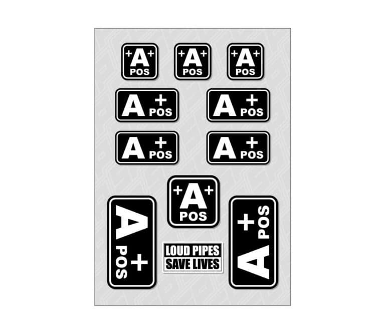 stickers groupe sanguin