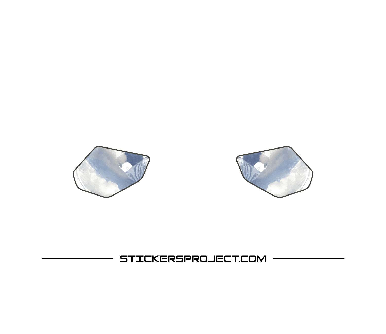 Stickers phare moto R6 2017 stickers phare moto