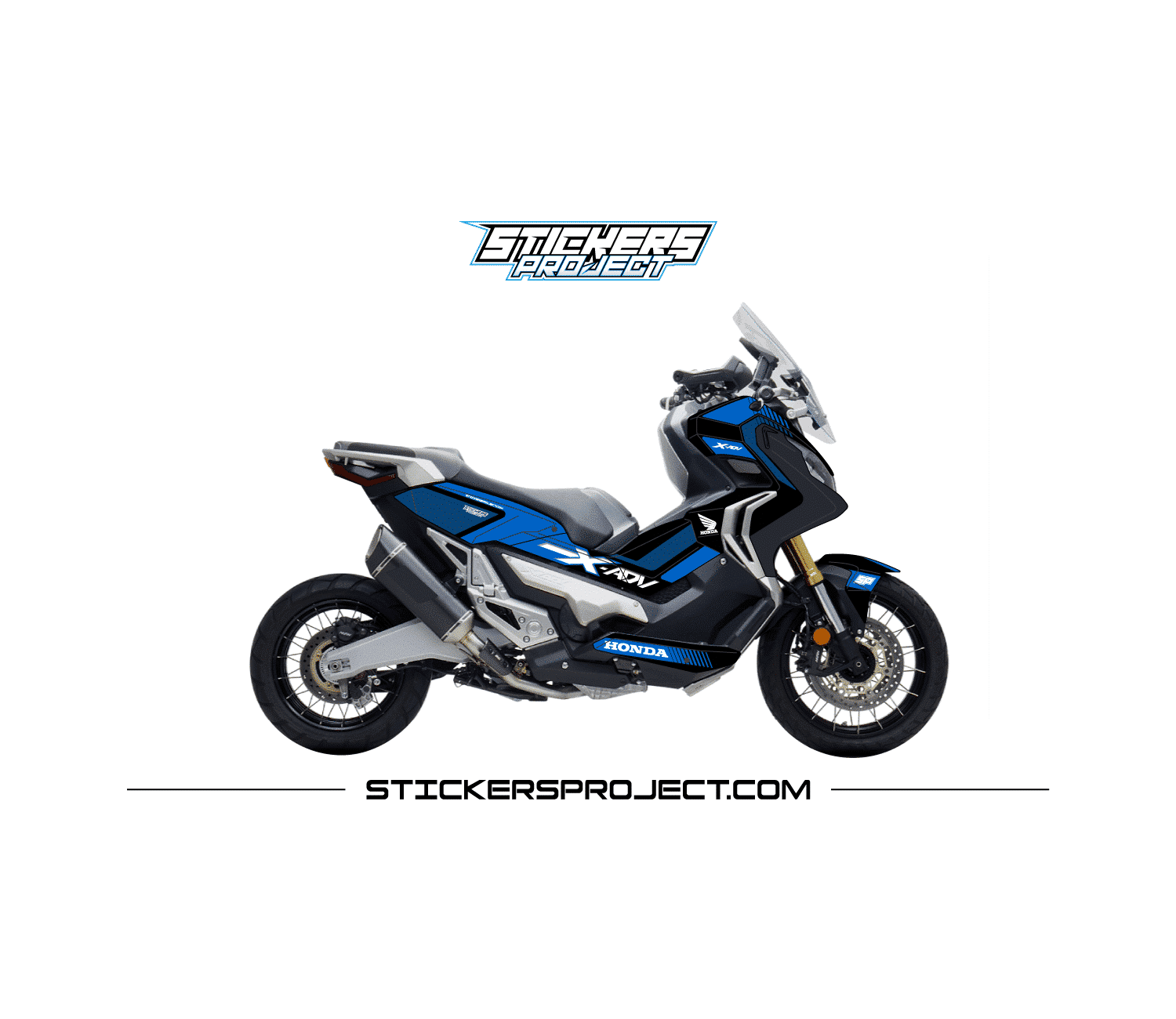 Kit déco X-ADV 750 2017-20 Bleu kit deco XADV