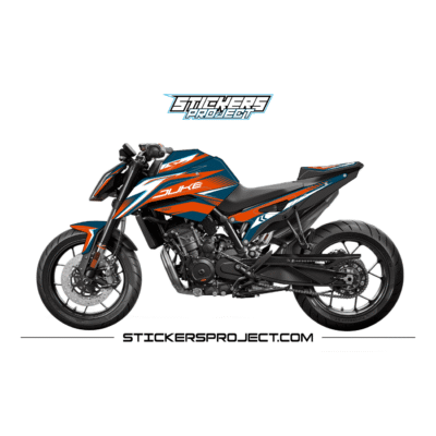 Kit déco DUKE 790-890 (2018-2024) - bleu