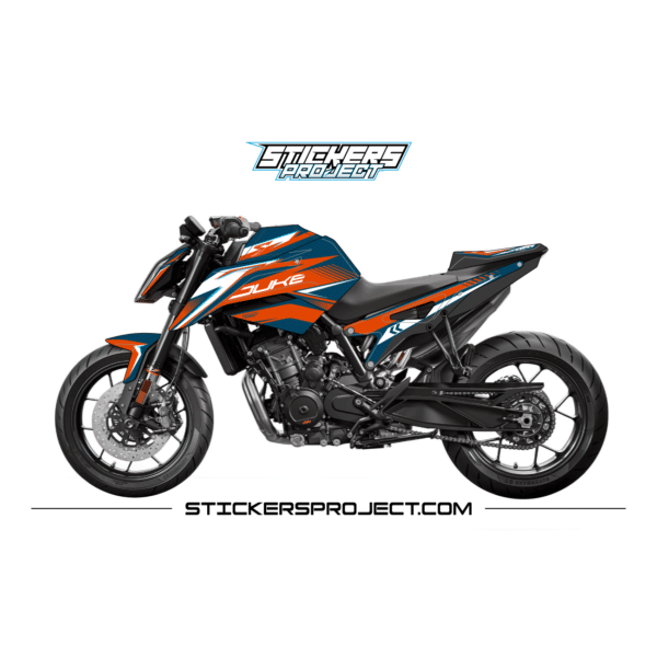 Kit déco DUKE 790-890 (2018-2024) - bleu