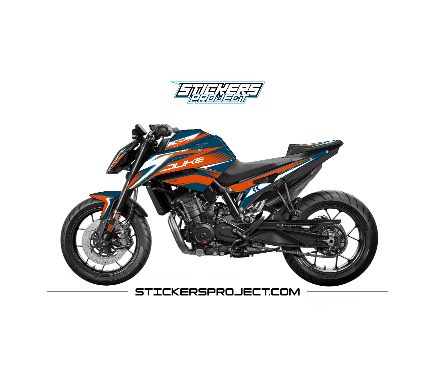 Kit déco DUKE 790-890 (2018-2024) - bleu Kit déco DUKE 790-890 (2018-2024) - bleu