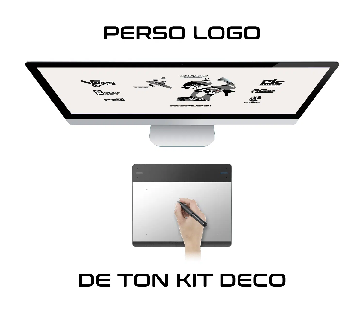Personnalisation logo kit deco Personnalisation logo kit deco