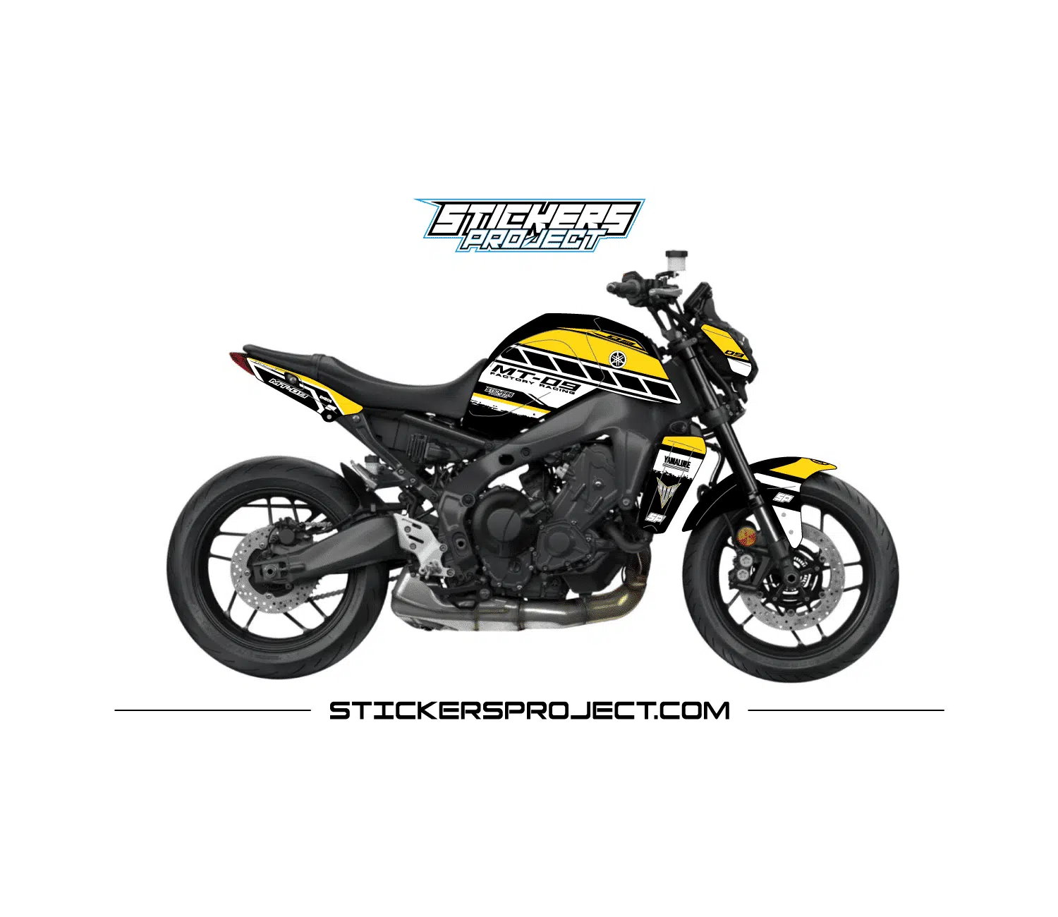 Kit graphic MT09 (2021-2023) - yellow kit graphic mt09 yellow