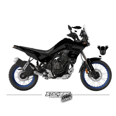 DARK series – Black matte TENERE 700 2019 graphic kit