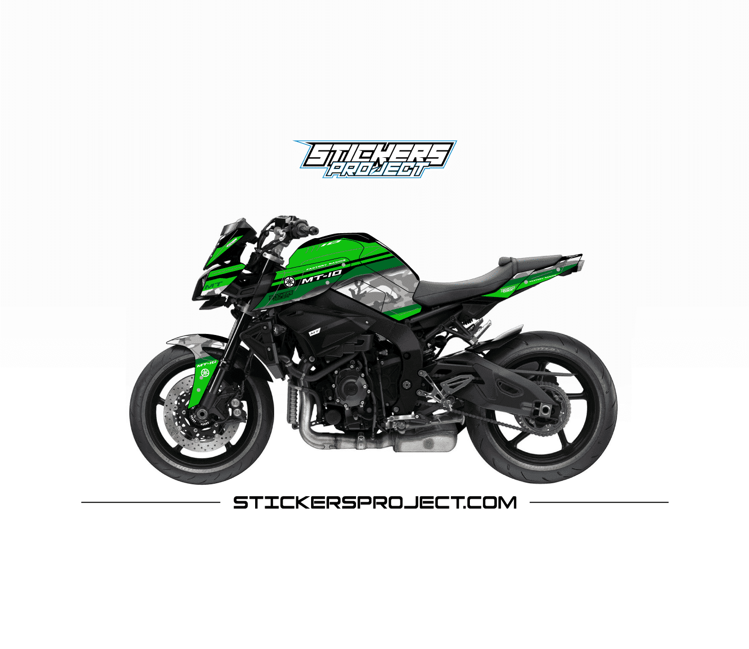Kit déco MT10 (2015-2021) - vert kit deco mt10