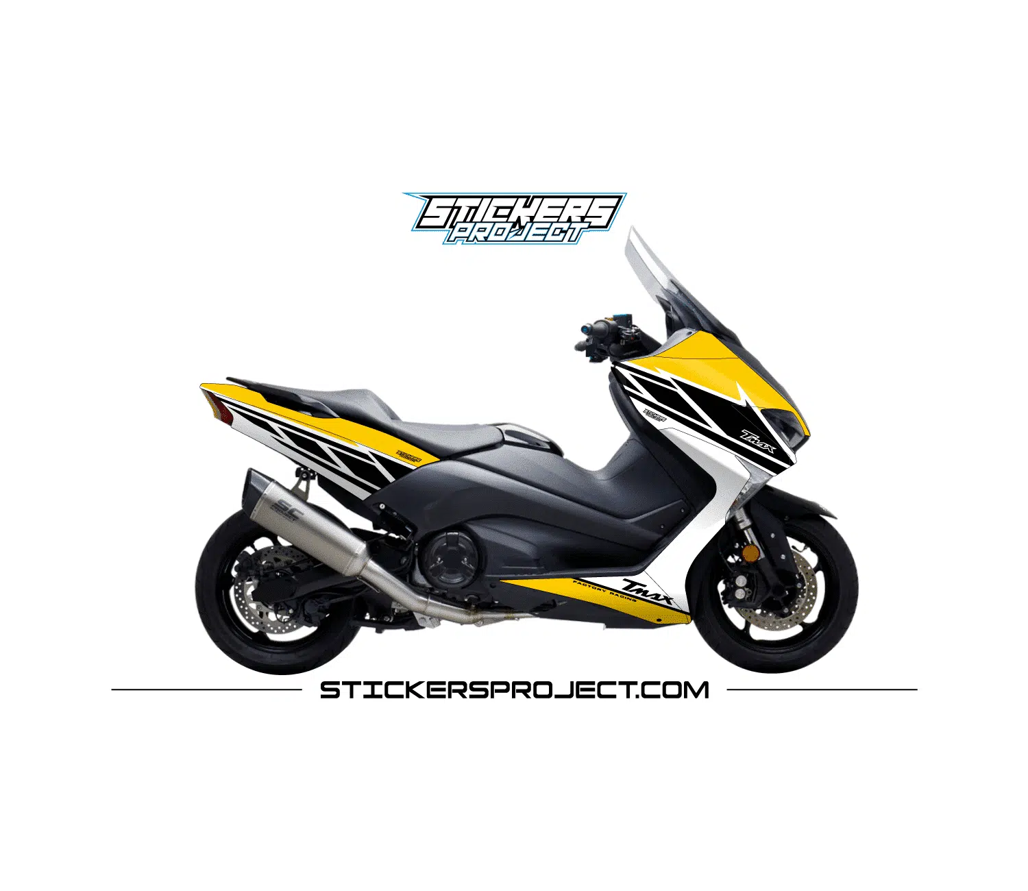 Kit graphic T-MAX 530 2017-19 Yellow kit graphic t max