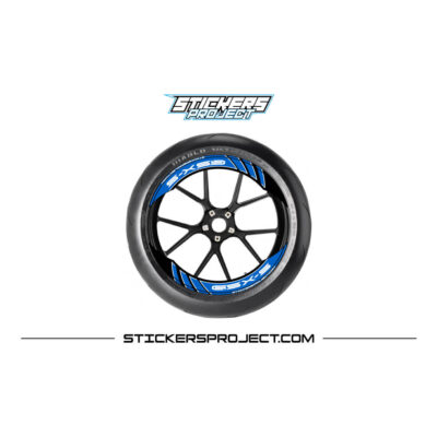 Kit graphic GSXS rim - Blue, Glossy