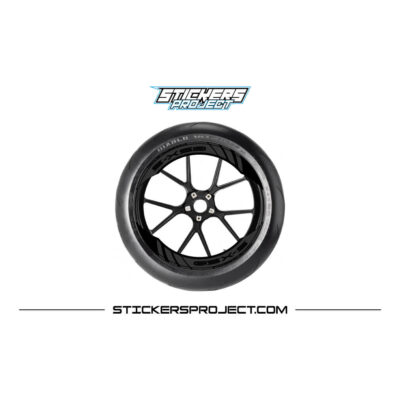Kit graphic GSXS rim - Grey anthracite, Glossy