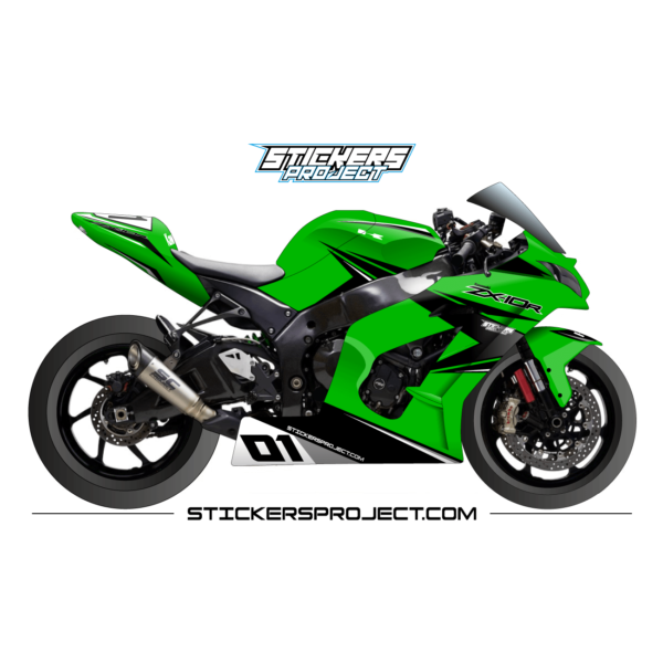 Kit déco ZX10R (2011-2015) - vert