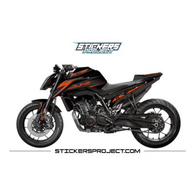 Kit déco DUKE 790-890 (2018-2024) - Gris et Orange