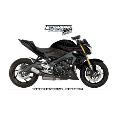 DARK series - Kit déco GSXS 1000 (2015-2020) - noir mat