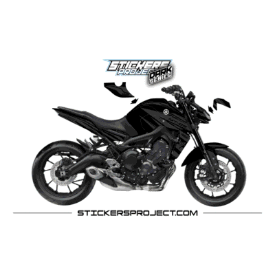 DARK series - Kit déco MT09 (2017-2020) - noir mat