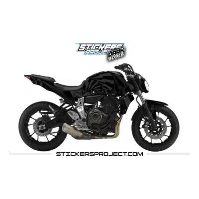 Graphic kit MT07 Matt black
