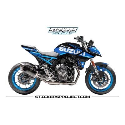 Kit déco GSX-8S (2023) - noir et bleu