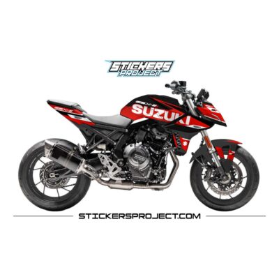 Kit déco GSX-8S (2023) - noir et rouge